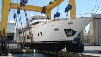 The launch of the luxury yacht Efficient Propulsion